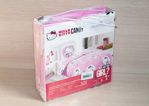 Постельное белье Virginia Secret Hello Kitty Candy 1,5 спальный, фото, фотография