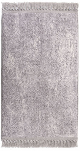 Коврик для ванной Karven BUKET SACAKLI жаккард серый 120х200, фото, фотография