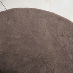 Коврик круглый Sofi De Marko ПЛЮШЕВЫЙ искусственный мех шоколадный D=100, фото, фотография