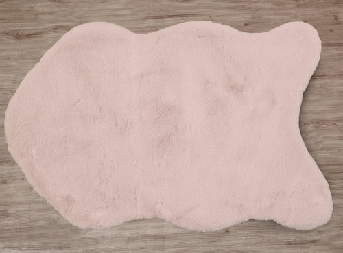 Коврик Sofi De Marko ПЛЮШЕВЫЙ искусственный мех светло-розовый 60х90, фото, фотография