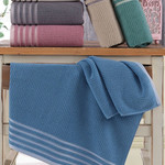 Полотенце для ванной Hobby Home Collection MAYRA микрокоттон blue 50х90, фото, фотография
