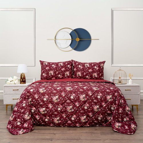 Постельное белье без пододеяльника с одеялом Siberia МАССИМО хлопковый экокотон V15 1,5 спальный, фото, фотография