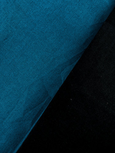 Постельное белье Cotton Box PLAIN хлопковый ранфорс petrol+siyah евро, фото, фотография