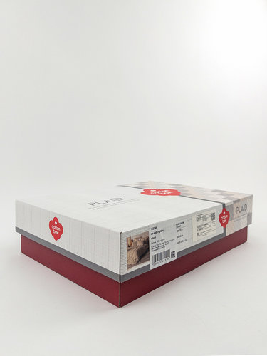 Постельное белье Cotton Box PLAID хлопковый ранфорс beyaz евро, фото, фотография