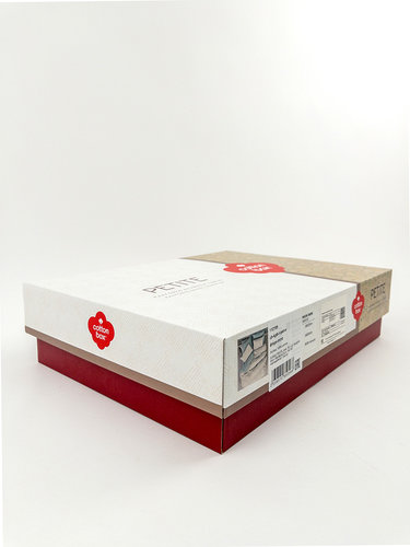 Постельное белье Cotton Box PETITE SIHU хлопковый ранфорс pembe евро, фото, фотография