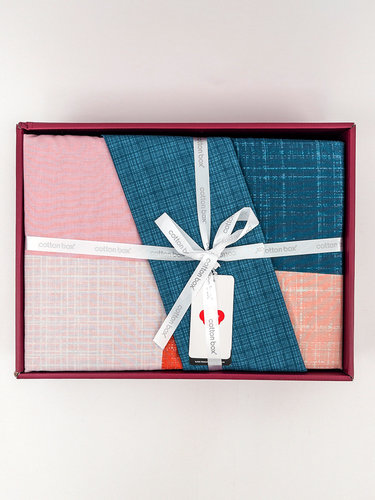 Постельное белье Cotton Box MODERN COSY хлопковый ранфорс mavi евро, фото, фотография