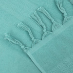 Полотенце для ванной Hobby Home Collection TERMA хлопковая махра turquoise 75х150, фото, фотография