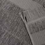 Набор полотенец для ванной 50х90, 75х150 Hobby Home Collection ZEUS хлопковая махра dark grey, фото, фотография