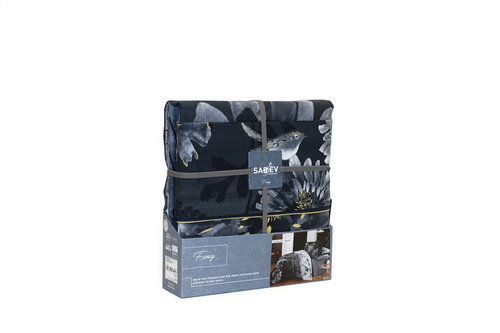 Постельное белье Sarev FANCY LIZZIE хлопковый поплин siyah 1,5 спальный, фото, фотография