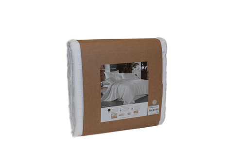 Постельное белье Sarev MARBELLA жатый хлопок beyaz 1,5 спальный, фото, фотография