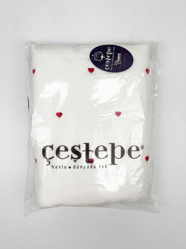 Полотенце для ванной Cestepe HEARTS микрокоттон 70х140, фото, фотография