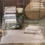 Набор полотенец для ванной с ковриком Pupilla BERNINI хлопковая махра V2, фото, фотография