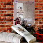 Набор полотенец Turkiz plt126-2 Махра: 50 х 70 см 1 шт.
Вафля: 50 х 70 см 1 шт., фото, фотография