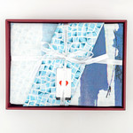 Постельное белье Cotton Box MARITIME SAIL хлопковый ранфорс mavi евро, фото, фотография