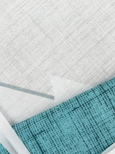 Постельное белье Cotton Box MODELINE NESTO хлопковый ранфорс petrol евро, фото, фотография