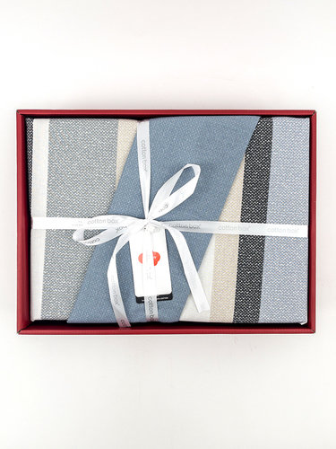 Постельное белье Cotton Box LINE AGATHA хлопковый ранфорс gri евро, фото, фотография