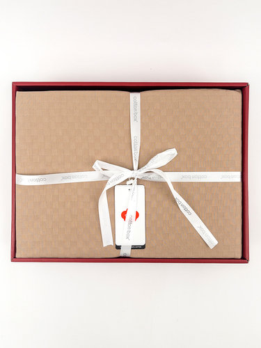 Постельное белье Cotton Box PLAID хлопковый ранфорс vison евро, фото, фотография