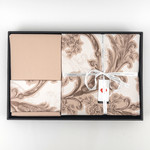 Постельное белье Cotton Box PRINTED LOREN хлопковый сатин bej евро, фото, фотография