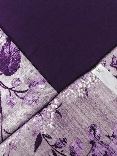 Постельное белье Cotton Box PRINTED WILLOW хлопковый сатин mor евро, фото, фотография