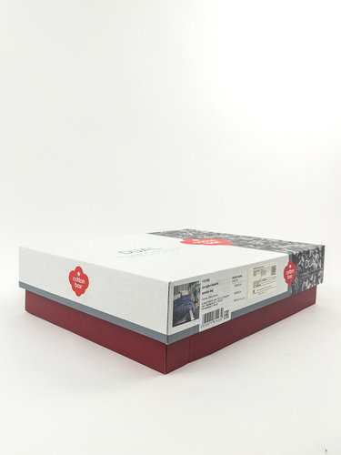 Постельное белье Cotton Box DUAL LUNT хлопковый ранфорс antrasit евро, фото, фотография