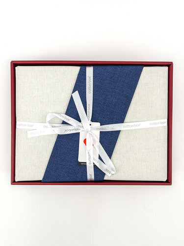 Постельное белье Cotton Box MARITIME LARUM хлопковый ранфорс lacivert евро, фото, фотография