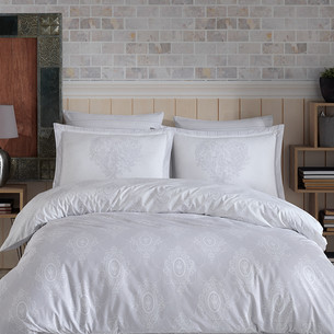 Постельное белье Hobby Home Collection RACHEL хлопковый поплин gri 1,5 спальный