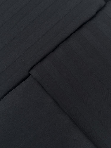 Постельное белье Cotton Box ELEGANT STRIPE хлопковый страйп-сатин siyah евро, фото, фотография