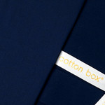 Постельное белье Cotton Box ELEGANT хлопковый сатин lacivert евро, фото, фотография