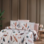 Постельное белье DO&CO CEDRINA хлопковый сатин делюкс пудра евро, фото, фотография