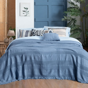 Покрывало Sarev ESKEL хлопок mavi 220х240