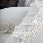 Постельное белье Grazie Home ENZA хлопковый сатин делюкс кремовый евро, фото, фотография