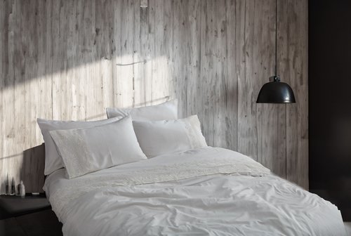 Постельное белье Grazie Home MARLEN хлопковый сатин делюкс кремовый евро, фото, фотография