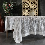 Скатерть прямоугольная Grazie Home NITRA кремовый 160х260, фото, фотография