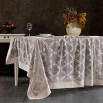 Скатерть прямоугольная Grazie Home NITRA бежевый 160х260, фото, фотография