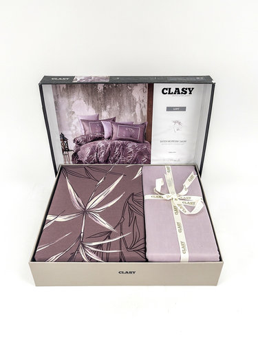 Постельное белье Clasy LOFT хлопковый сатин евро, фото, фотография