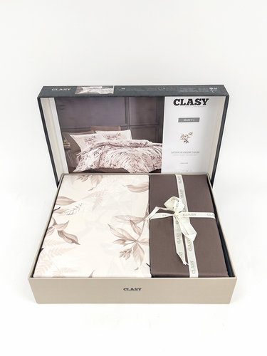 Постельное белье Clasy MASS хлопковый сатин V1 евро, фото, фотография