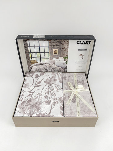 Постельное белье Clasy OLAVA хлопковый сатин евро V2, фото, фотография