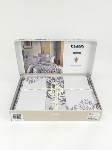 Постельное белье Clasy OLINDA хлопковый сатин евро, фото, фотография
