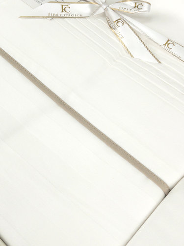 Постельное белье First Choice MODALIFE хлопковый сатин делюкс white евро, фото, фотография