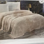 Покрывало пике Maison Dor MELODIE хлопок бежевый 240х260, фото, фотография