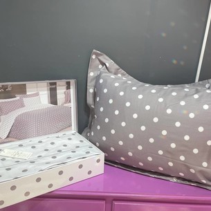 Постельное белье Maison Dor SWEET DREAMS хлопковый сатин бежевый 1,5 спальный