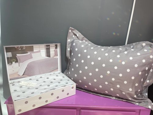 Постельное белье Maison Dor SWEET DREAMS хлопковый сатин бежевый евро, фото, фотография
