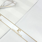 Постельное белье First Choice BROAD LINE хлопковый сатин white евро, фото, фотография