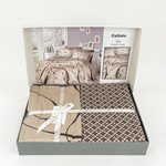 Постельное белье First Choice CALISTO хлопковый сатин soil евро, фото, фотография