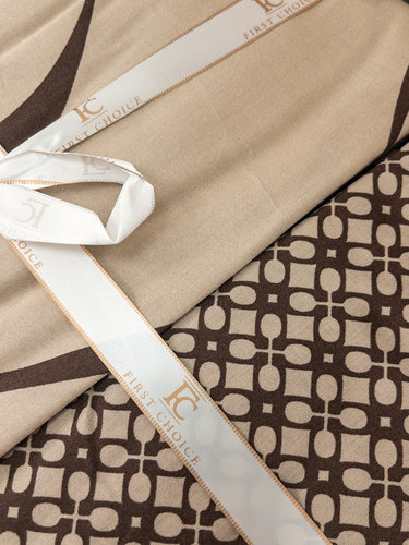 Постельное белье First Choice CALISTO хлопковый сатин soil евро, фото, фотография