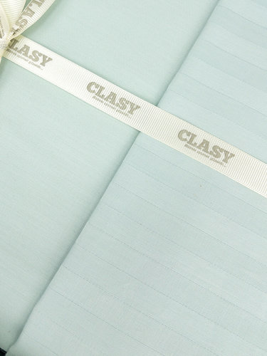 Постельное белье Clasy CIZGILI хлопковый страйп-сатин mint евро, фото, фотография