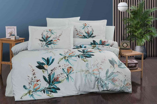 Постельное белье Ecosse SATIN GARDENIA хлопковый сатин евро, фото, фотография