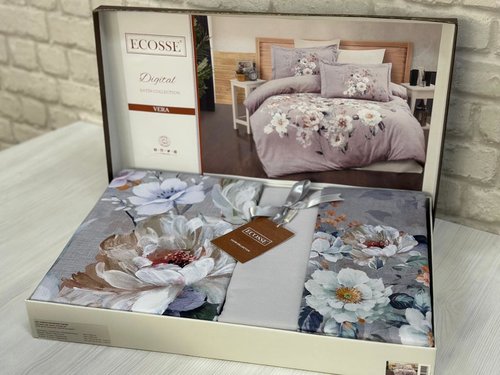 Постельное белье Ecosse SATIN VERA хлопковый сатин евро, фото, фотография