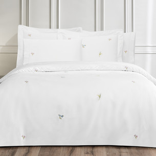 Постельное белье Tivolyo Home BROCADE EMBRIODERED хлопковый сатин делюкс евро