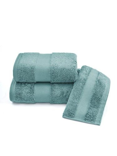 Полотенце для ванной Soft Cotton DELUXE махра хлопок/модал бирюзовый 50х100, фото, фотография